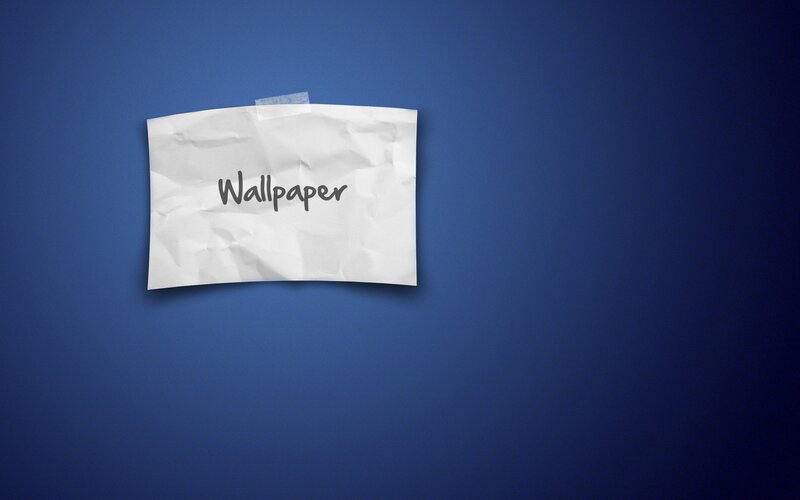 Crumpled Paper Note — Blue, Minimalist, Photograph