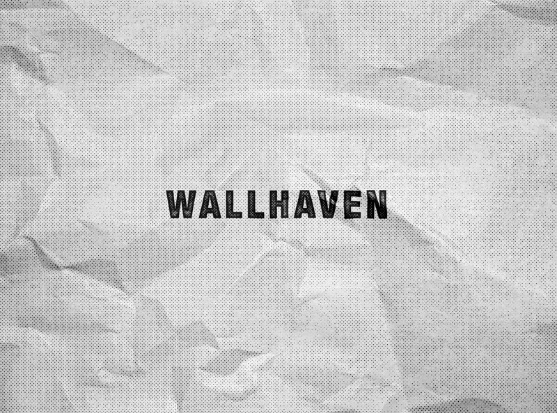Crumpled Paper Texture — Black