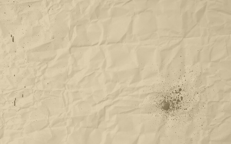 Crumpled Paper with Stains