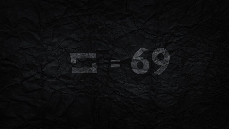 Crumpled Paper with Text — Black