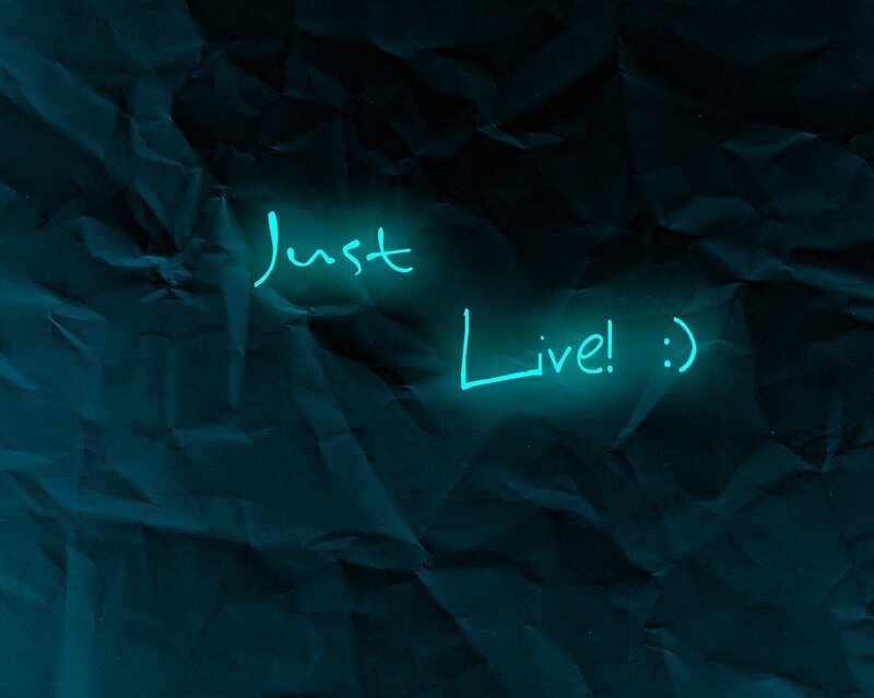 Crumpled Paper with Text — Teal