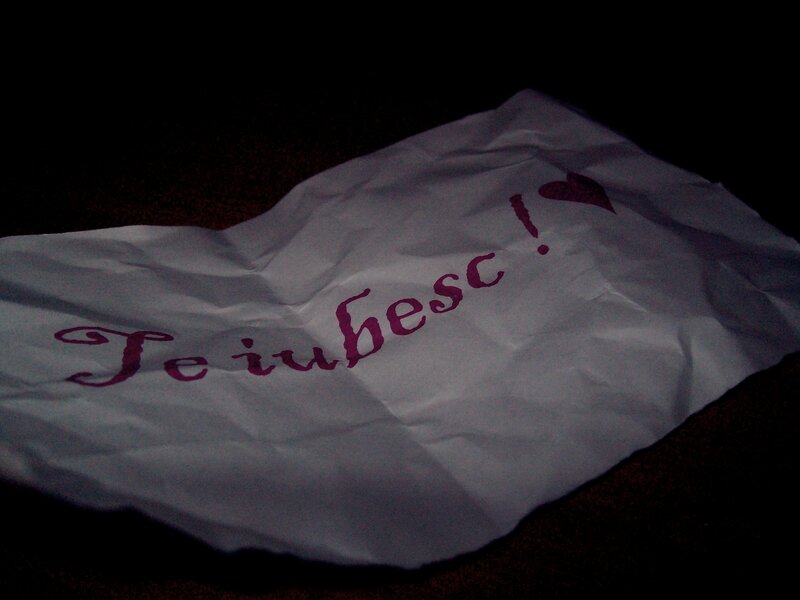 Crumpled Paper with Text — White, Dark