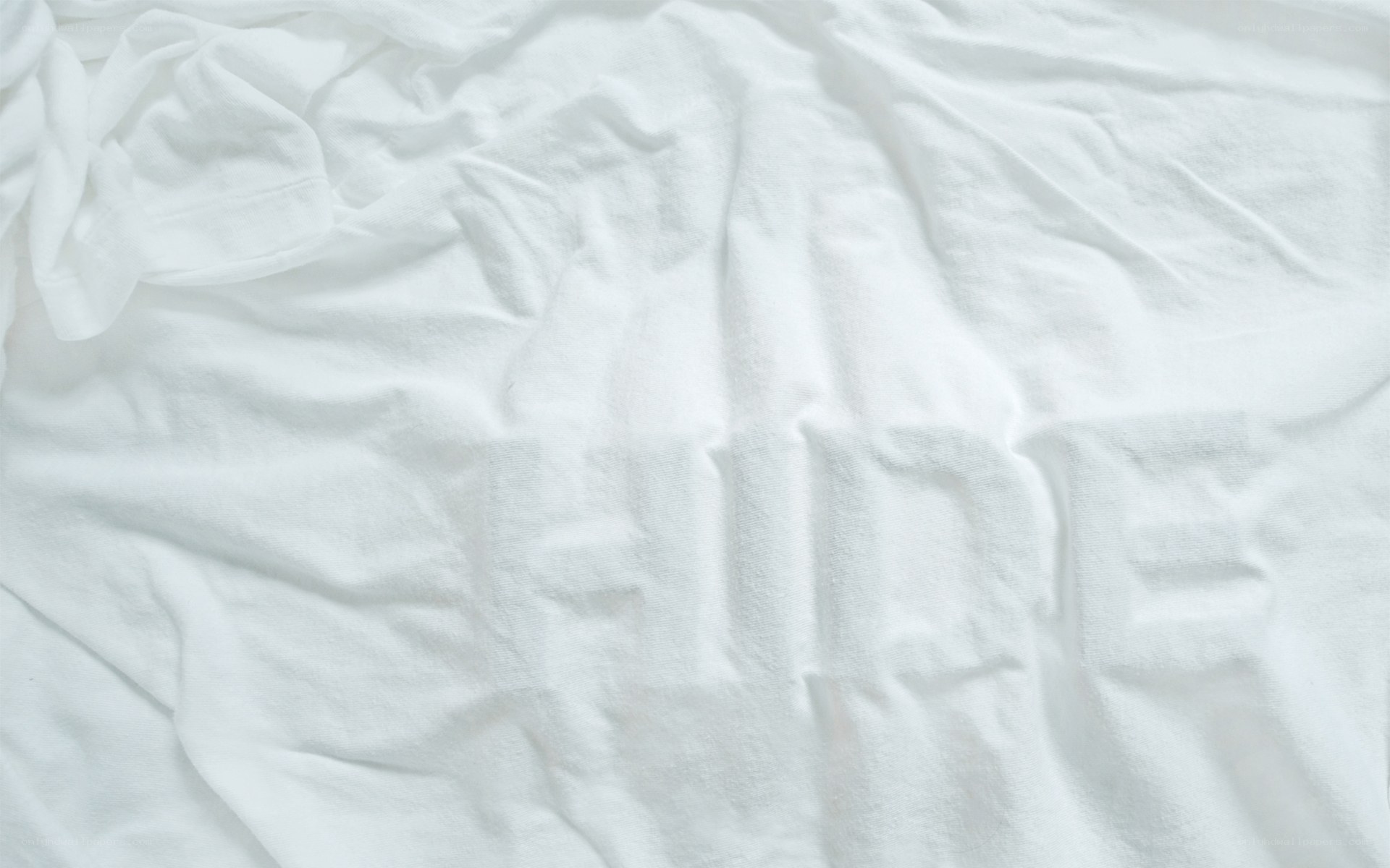 crumpled white fabric texture