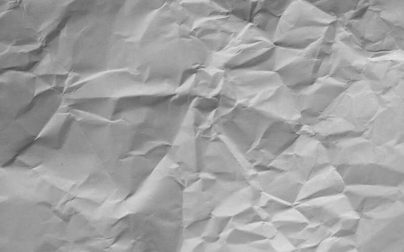 Crumpled White Paper — Gray, Neutral, Photograph