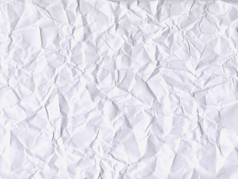 crumpled white paper texture