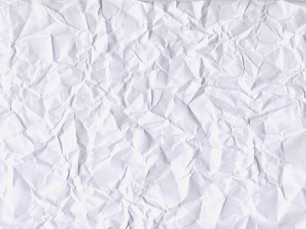 crumpled white paper texture