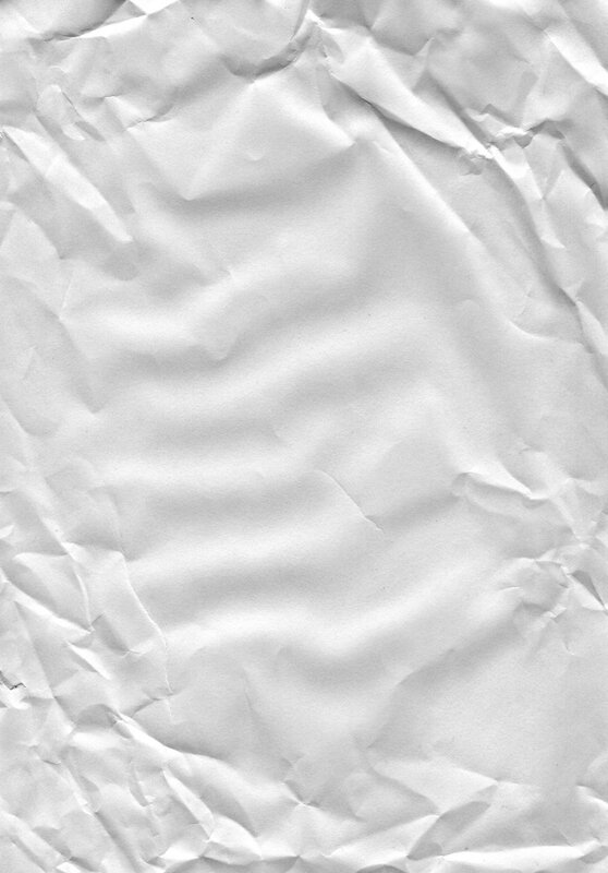 crumpled white paper texture