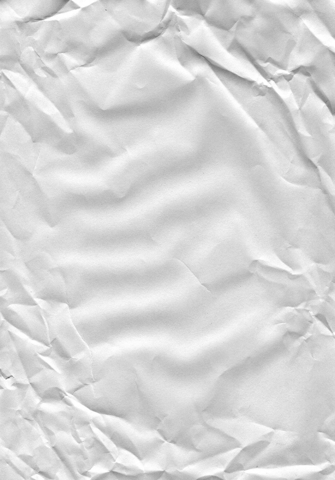 crumpled white paper texture