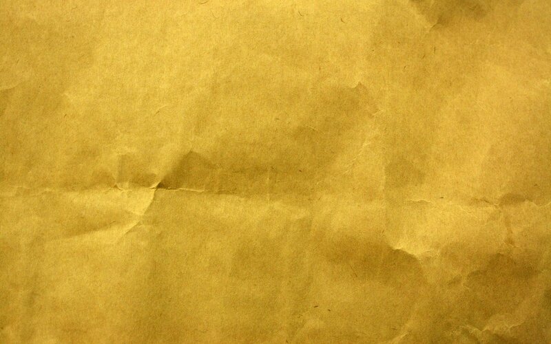 Crumpled Yellow Paper