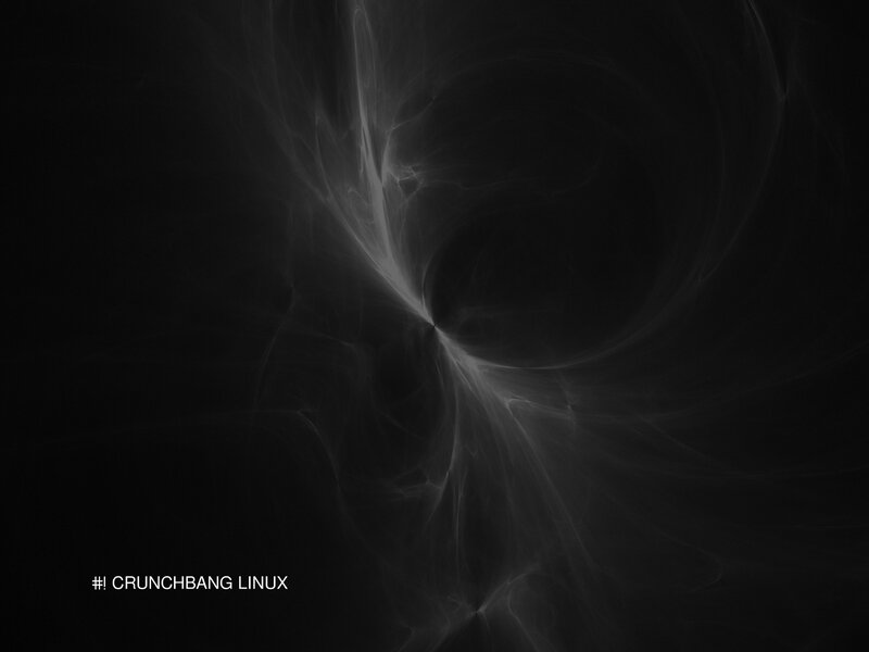 CrunchBang Linux abstract art