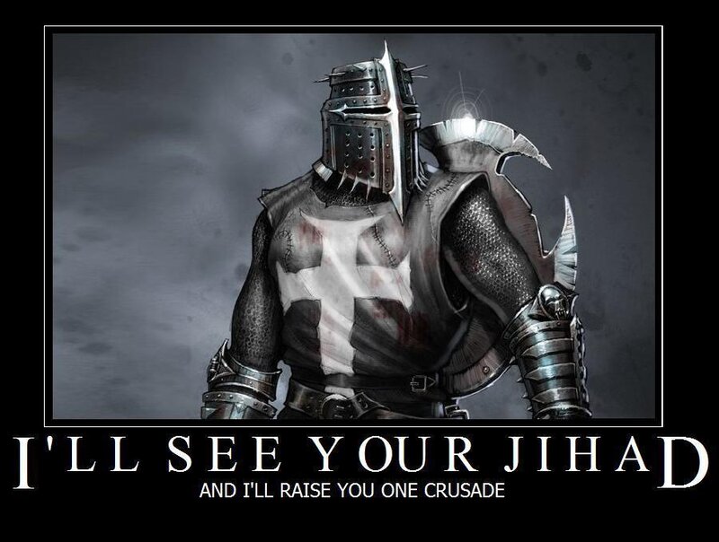 Crusader knight meme
