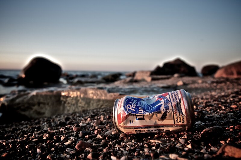 Crushed Beer Can
