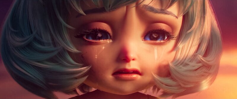 Crying Animated Girl