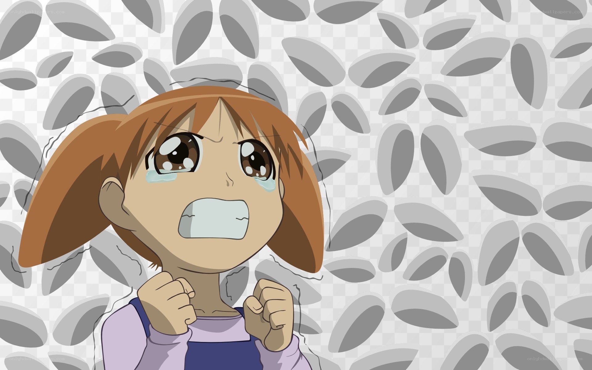 crying anime girl