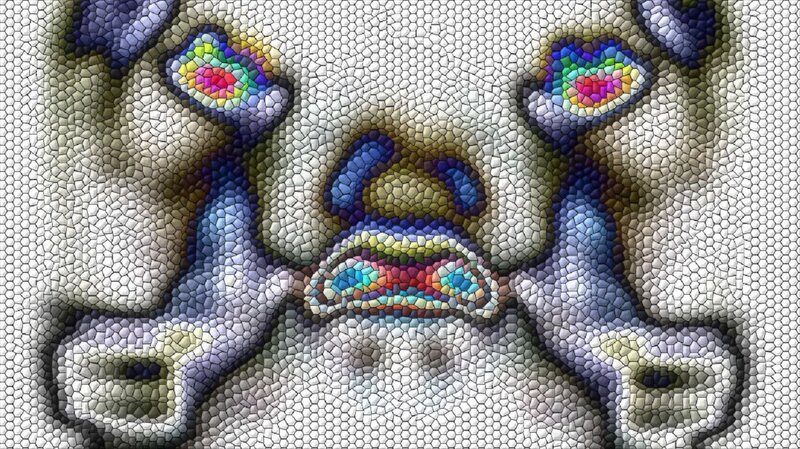 Crying Baby Mosaic