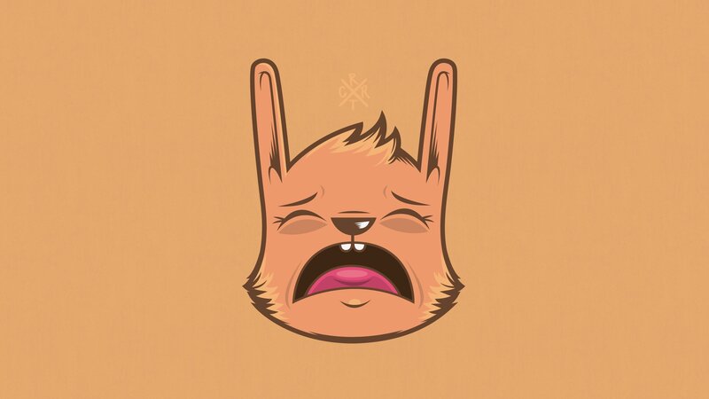 Crying Cartoon Animal