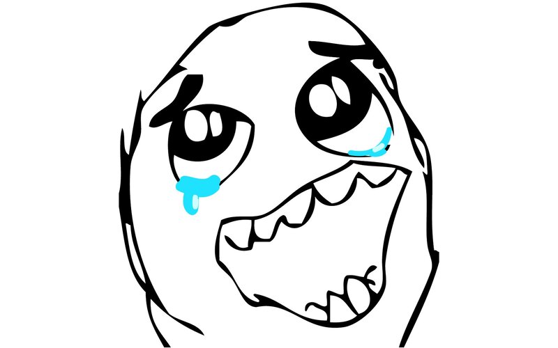 Crying Cartoon Face