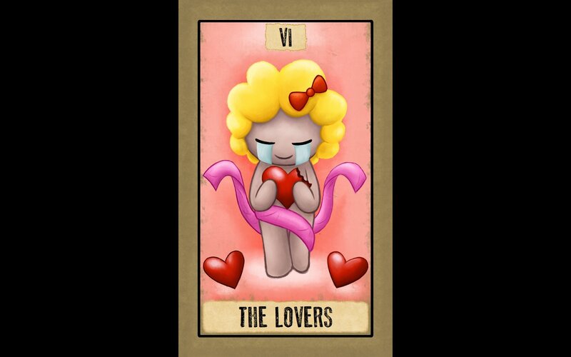 Crying Character Holding Heart