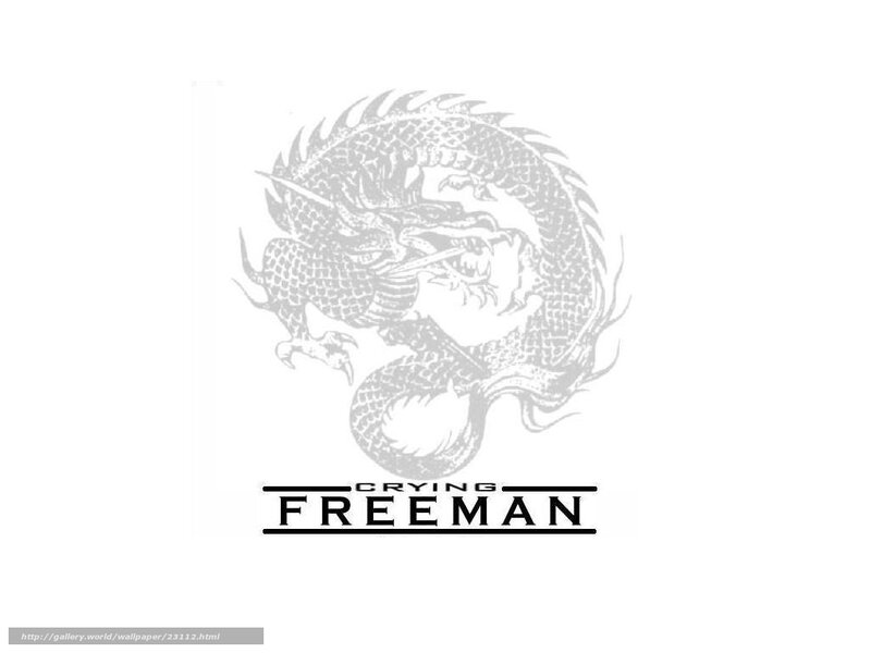 Crying Freeman logo with dragon