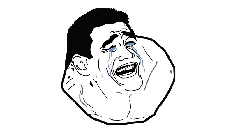 Crying Man Face