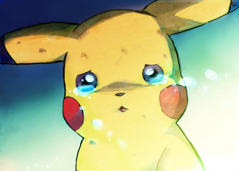 crying pikachu