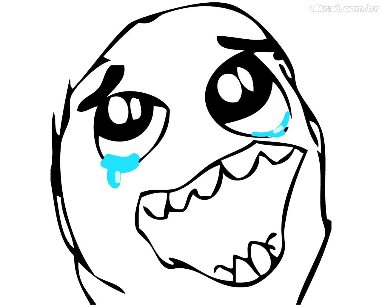 crying troll face