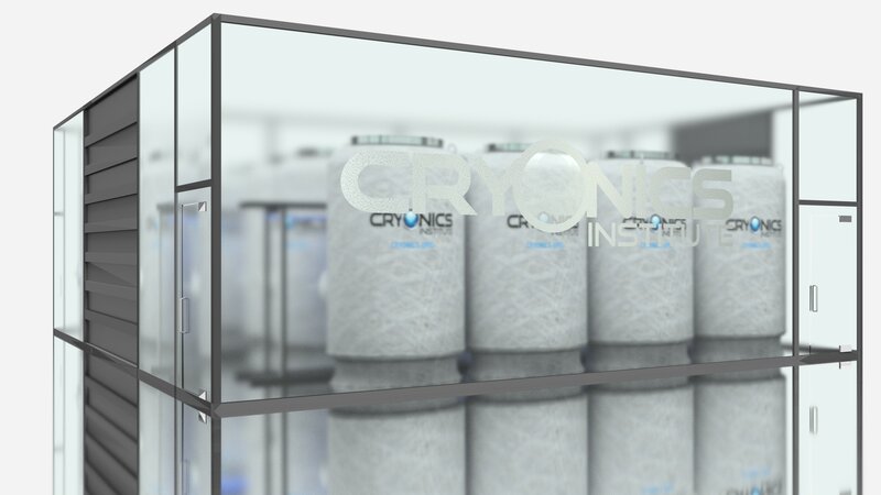 Cryonics Storage Unit — White