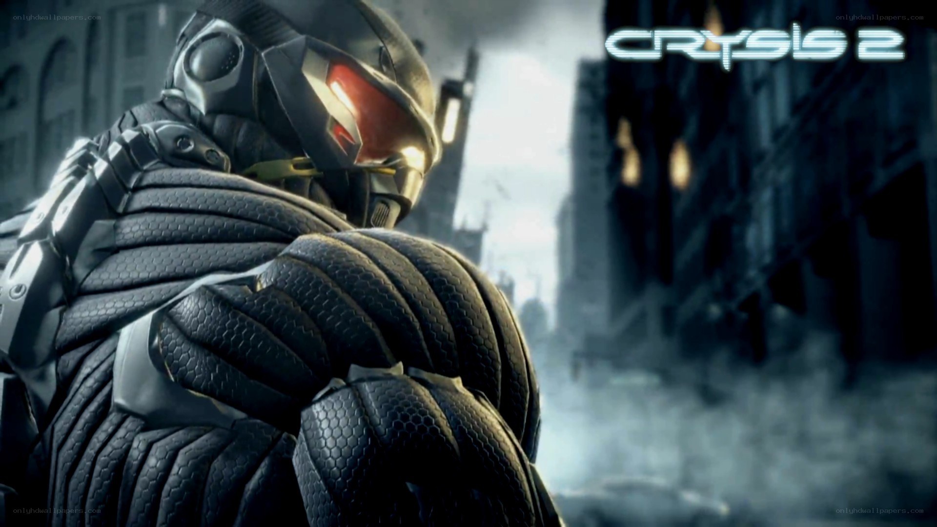 Crysis 2 character in combat suit