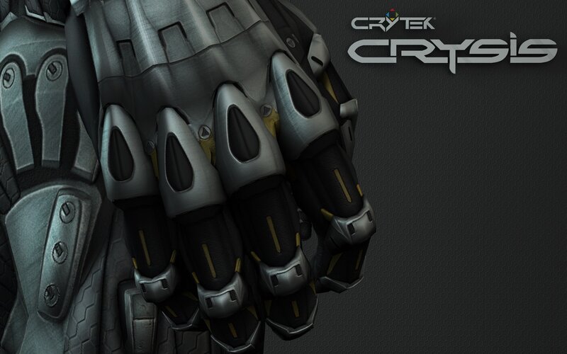 Crysis game hand armor