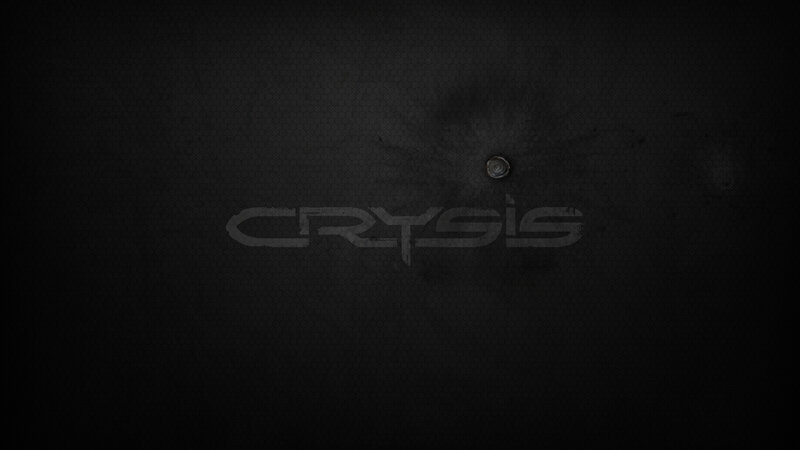 Crysis game logo on dark background