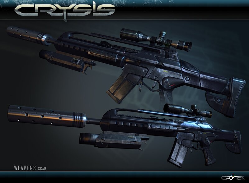 Crysis Scar weapons