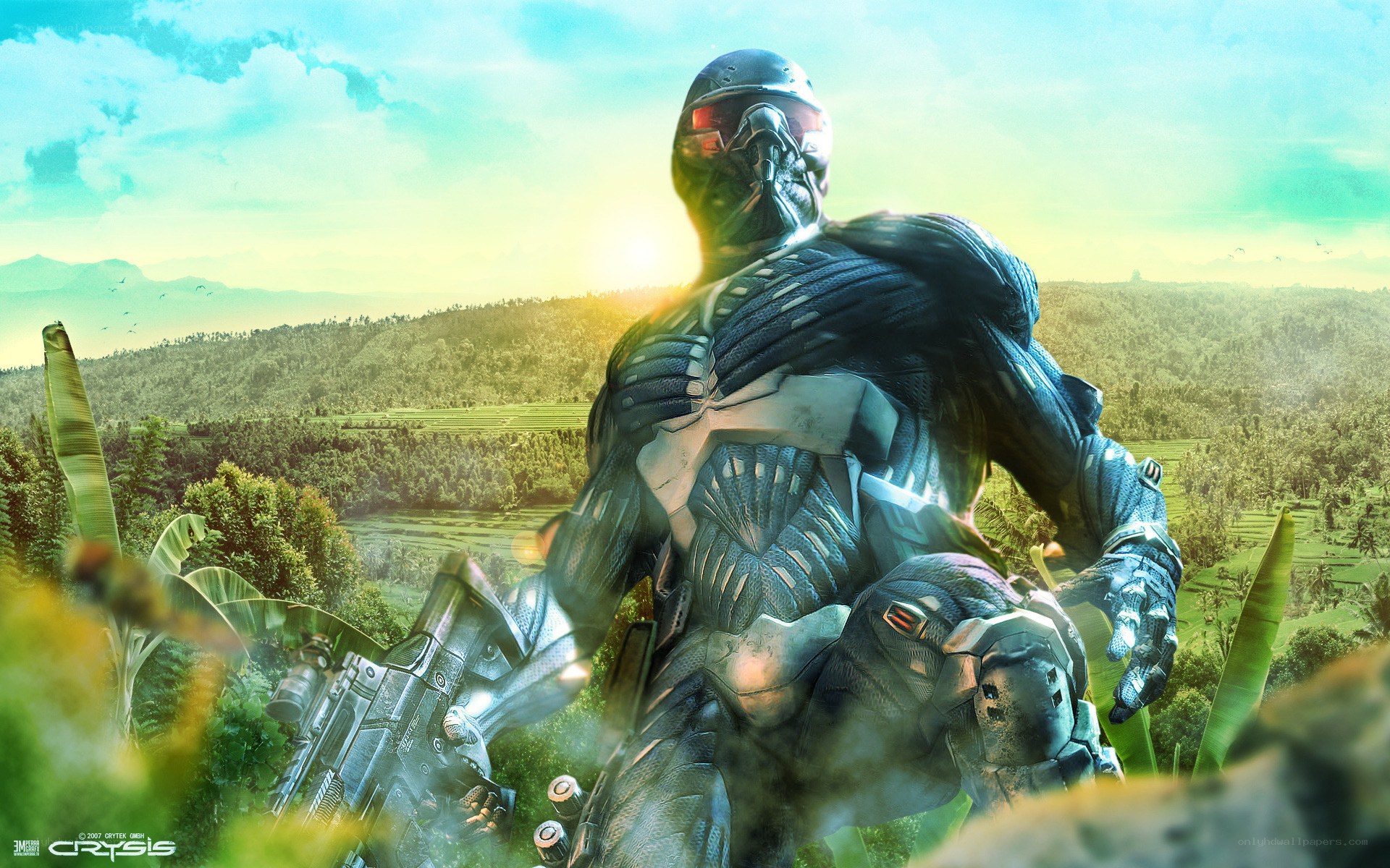 Crysis soldier in jungle
