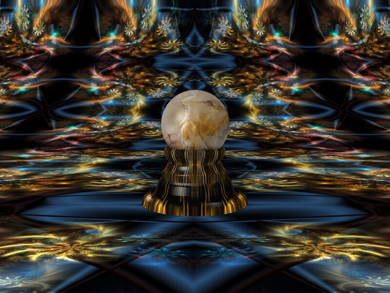 Crystal Ball on Stand