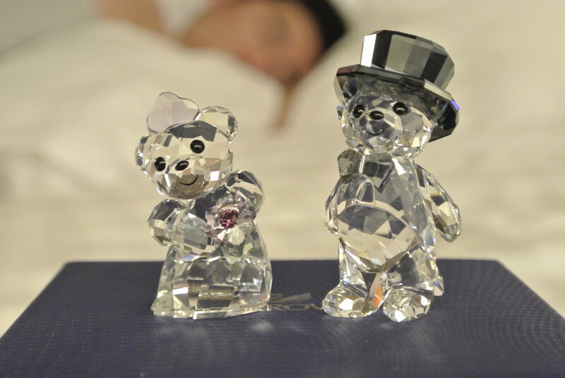 Crystal Bear Figurines