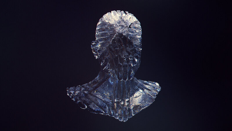 Crystal Bust Sculpture