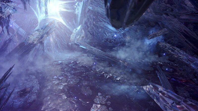 Crystal Cave Interior — Purple