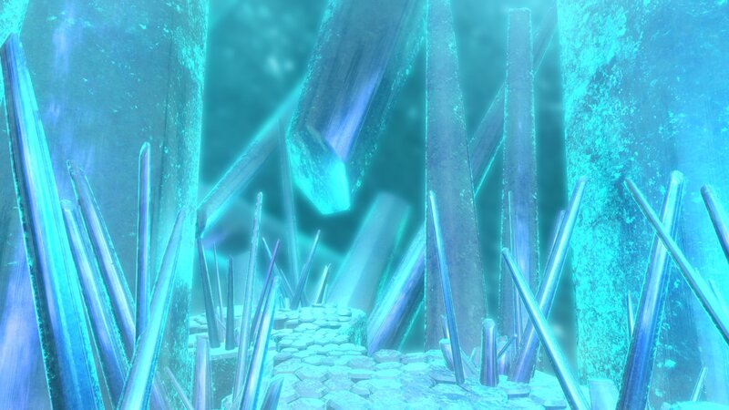 crystal cave interior
