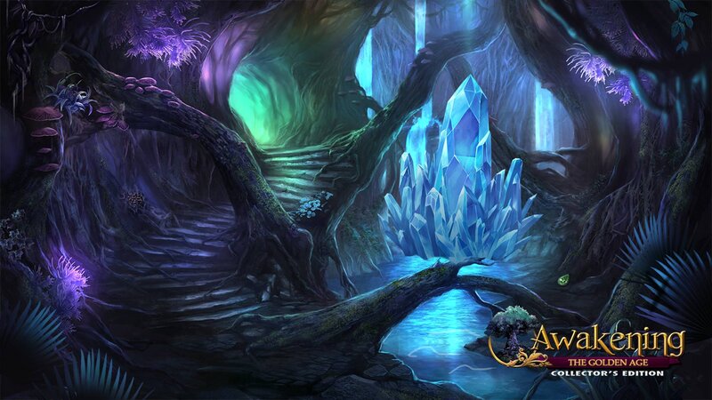 Crystal Cave with Waterfall