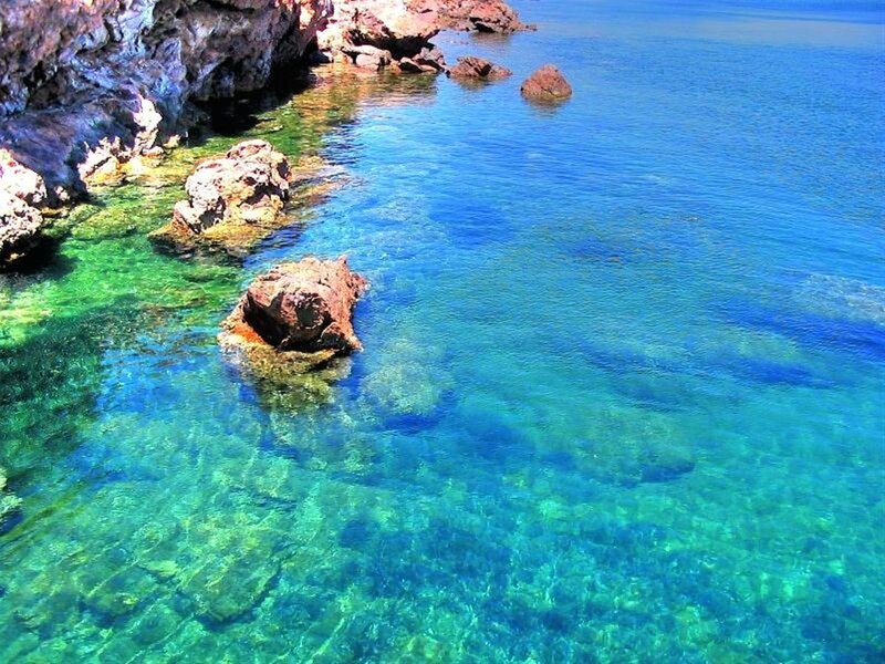 crystal-clear coastal waters