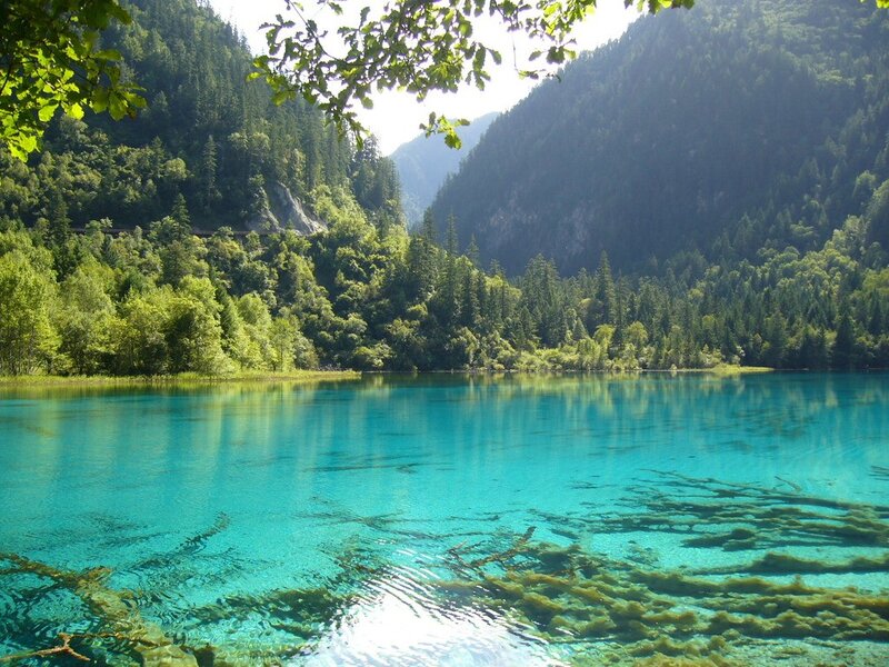 Crystal-clear Lake — Blue, Serene, Afternoon, Photograph