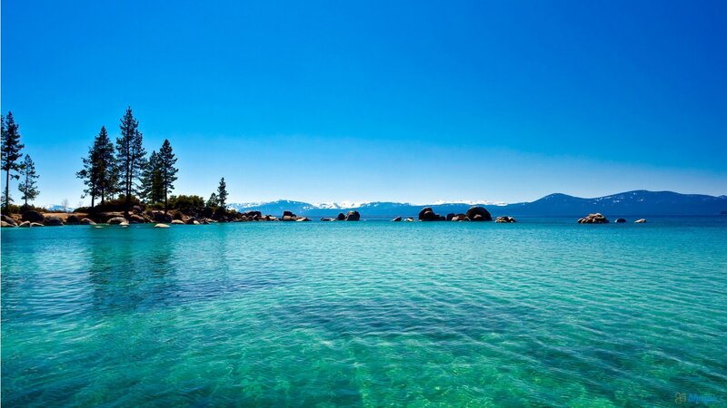 Crystal-clear Lake Water