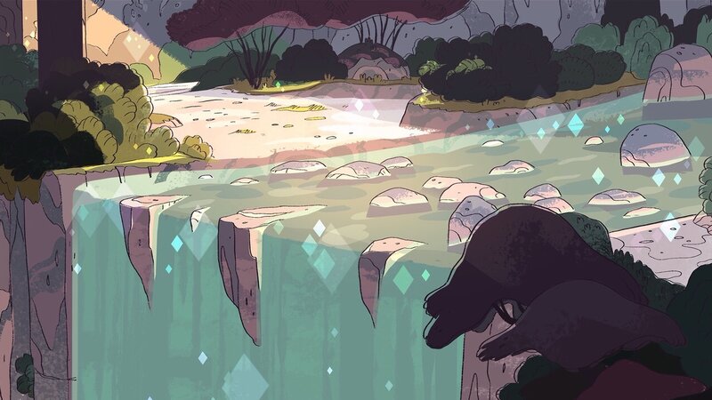 Crystal-clear Waterfall
