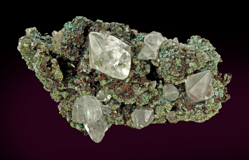 Crystal Cluster on Matrix