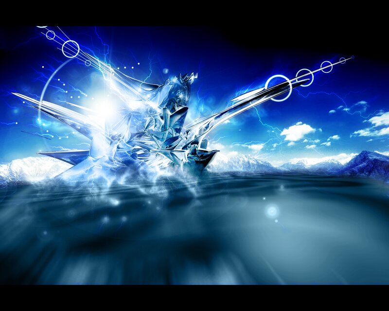 Crystal Dragon in Water