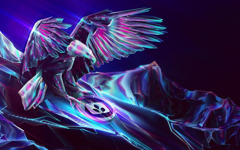 Crystal Eagle with Wings