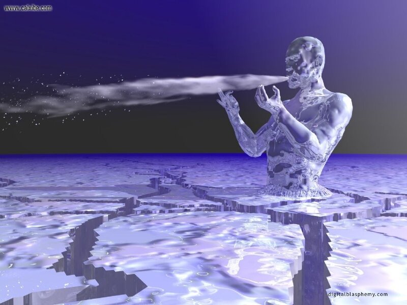 Crystal Figure Blowing Mist