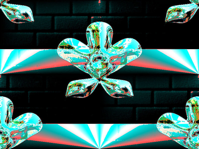 Crystal Flower Sculpture