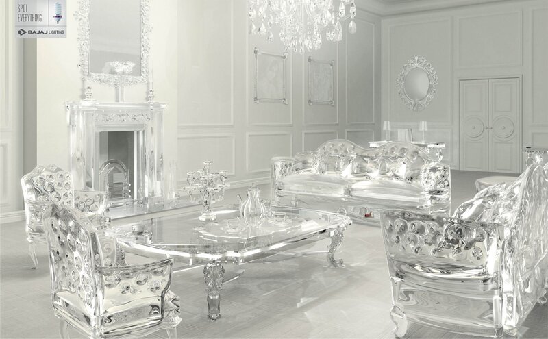 Crystal furniture living room