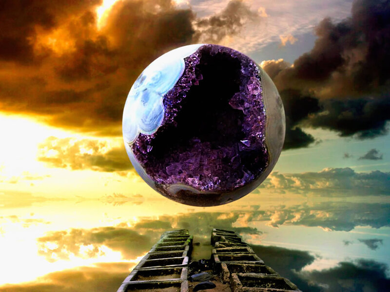 Crystal Geode Sphere