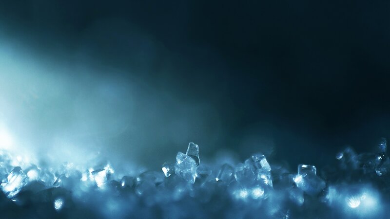 crystal ice formations